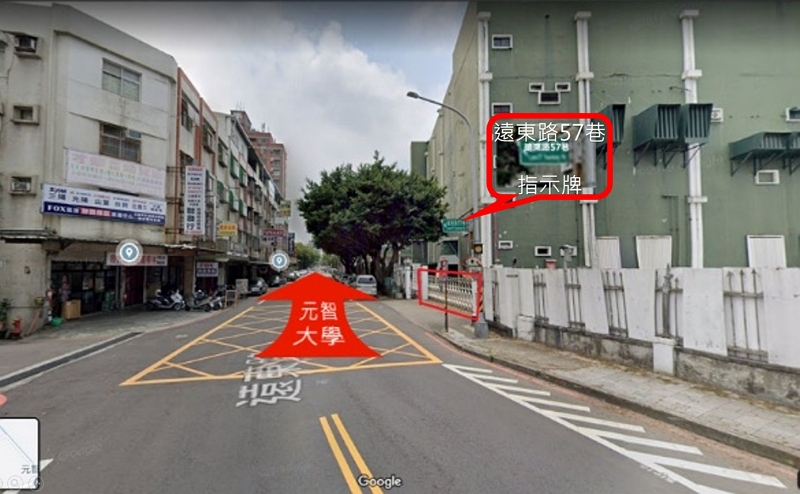 停車路線示意圖