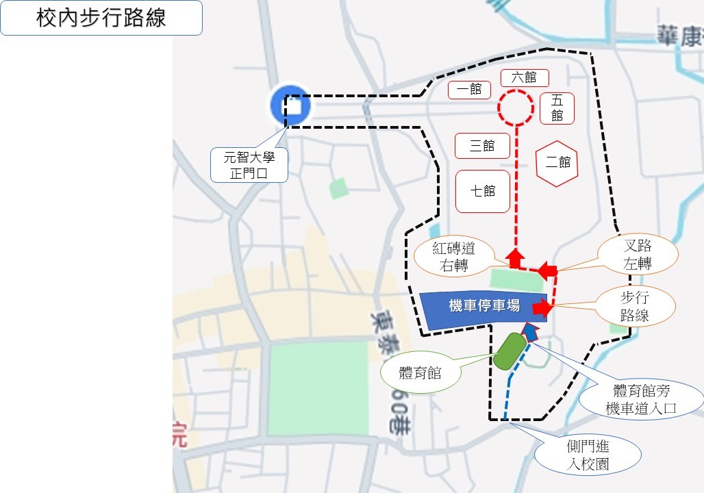 停車路線示意圖